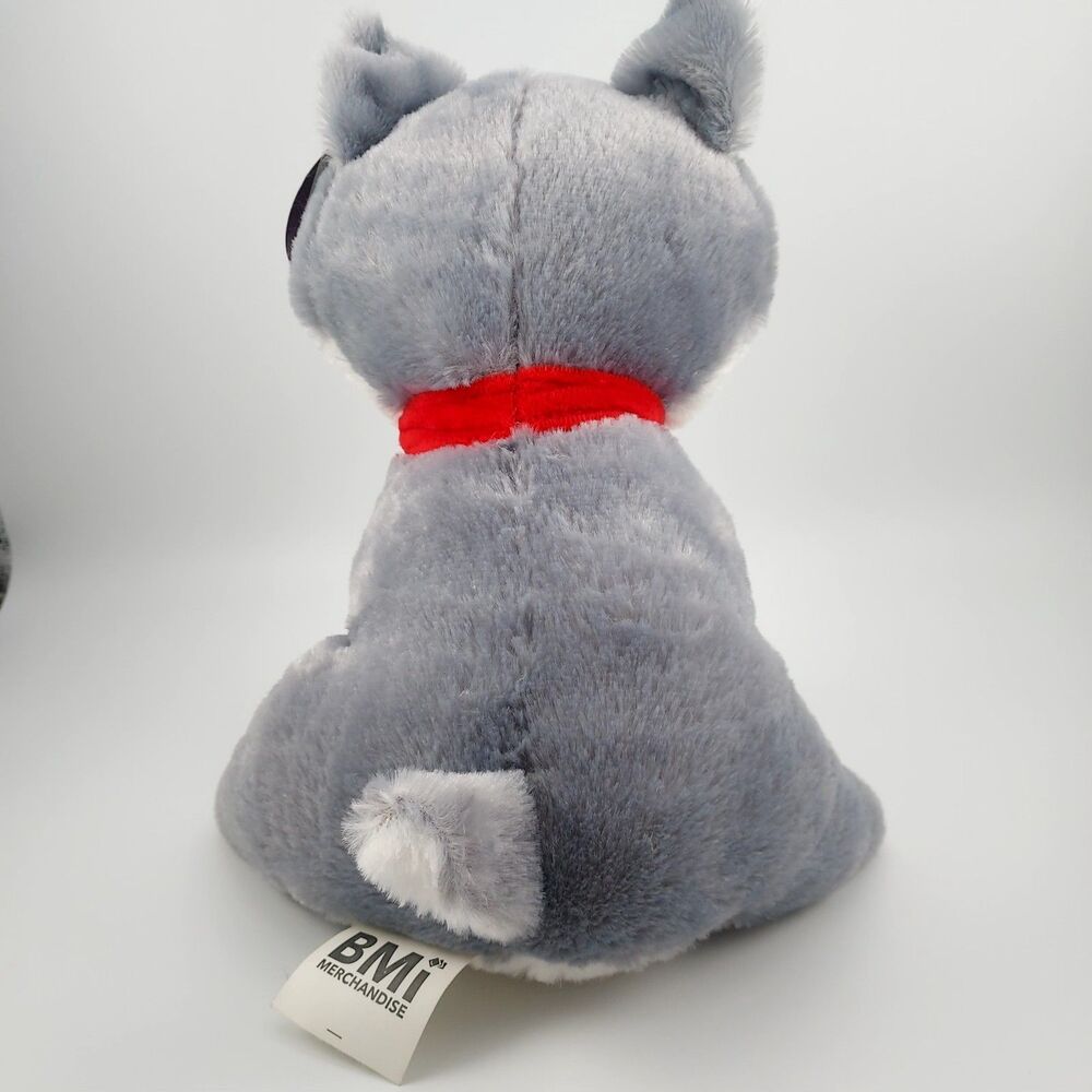 BMI Merchandise Husky Puppy Sparkling Blue Eyes Sweet Clean 10" Plush NWT NEW - Picture 5 of 12